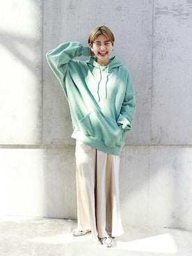 Fujiwara Shokoさん(レディース・162cm)の冬コーディネート