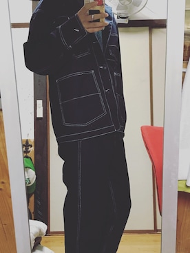 「アイテム（カバーオール）」を使った、ZANGEさん（メンズ・165cm・10代）の秋コーディネート