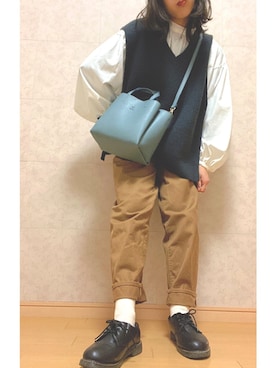 のっち🦔さん（レディース・156cm）の冬コーディネート