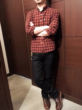 「ドラフトリーバイス」｜「アイテム（ブーツ）」を使った、taikingさん（メンズ・173cm）の冬コーディネート