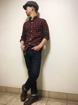 「Felisi（フェリージ）のアイテム」を使った、taikingさん（メンズ・173cm）の冬コーディネート
