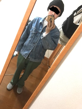 「風邪引くぞ」｜翔さん（メンズ・161cm）の春コーディネート