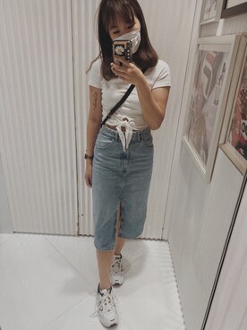 「6IXTY8IGHTのアイテム（トップス）」を使った、TSZINGさん（レディース・165cm）の春コーディネート