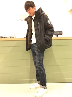 「TYPE BLUE（タイプブルー）のアイテム」を使った、yutaさん（メンズ・174cm）の秋コーディネート