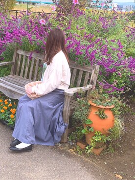 「ORiental TRaffic(ORiental TRaffic)」｜「アイテム（MA-1）」を使った、みさん（レディース・165cm）の秋コーディネート
