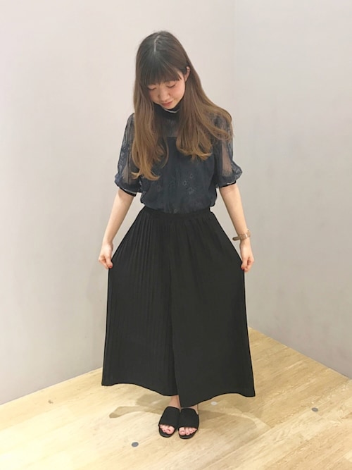 セール】・ライン入りリブレースプルオーバー ○（Tシャツ