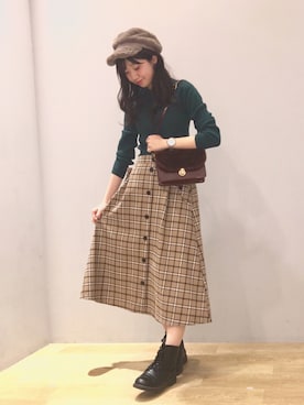 なつみさん（レディース・165cm）の冬コーディネート