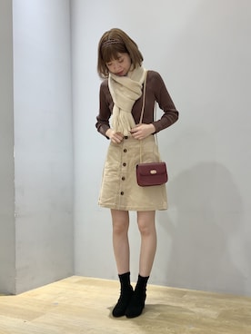 なつみさん（レディース・164cm）の冬コーディネート