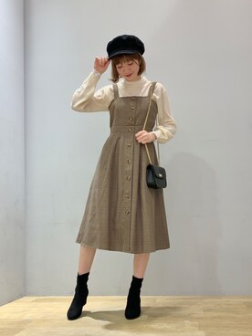 なつみさん（レディース・164cm）の冬コーディネート