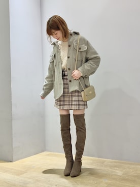 なつみさん（レディース・164cm）の冬コーディネート