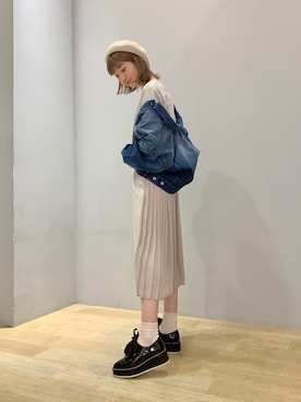 なつみさん（レディース・164cm）の春コーディネート