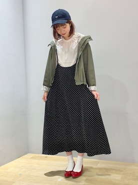 なつみさん（レディース・164cm）の春コーディネート