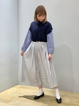 なつみさん（レディース・164cm）の春コーディネート