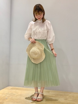 なつみさん（レディース・164cm）の夏コーディネート