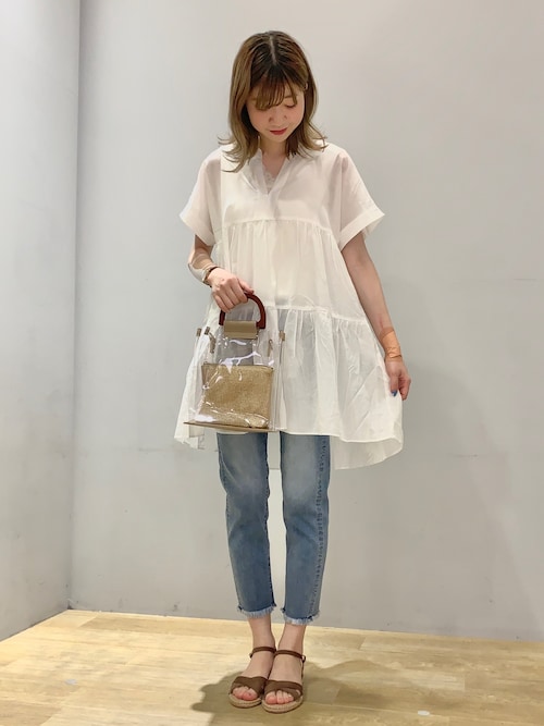 なつみ Earth Music Ecology Earth Music Ecology アース ミュージック エコロジー のチュニックを使った コーディネート Wear