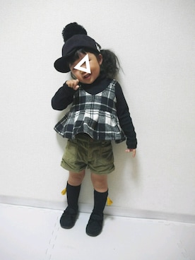 *𝐧𝐚𝐫𝐲𝐮* さん（キッズ・90cm）の秋コーディネート