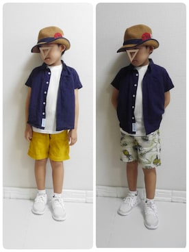 *𝐧𝐚𝐫𝐲𝐮* さん(キッズ・110cm)の秋コーディネート