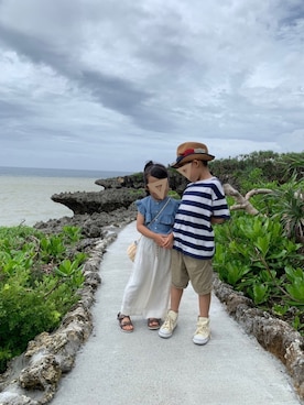 *𝐧𝐚𝐫𝐲𝐮* さん（キッズ・120cm）の夏コーディネート