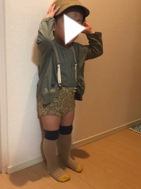 「鬼のパンツ」｜にょんさん（キッズ・80cm）の春コーディネート