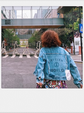 「PRIMARK（プライマーク）のアイテム（ワンピース/ドレス）」を使った、小白鸽子さん（レディース・153cm）の春コーディネート