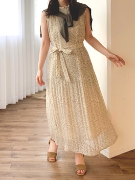 「ketty（ケティ）のアイテム（ワンピース）」を使った、minoさん（レディース・159cm）の夏コーディネート