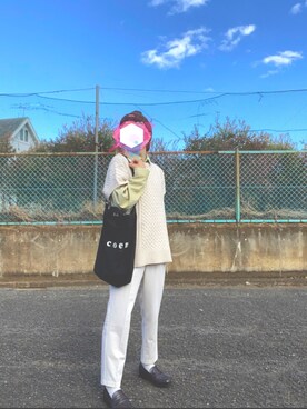 「NICE CLAUP（ナイスクラップ）のアイテム（シューズ）」を使った、flower100613さん（メンズ・164cm）の冬コーディネート