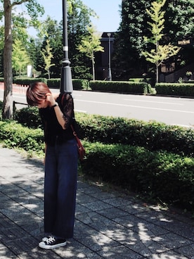 「＃デニム」｜satoさん（レディース・163cm）の秋コーディネート