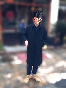 「BEAMS（ビームス）のアイテム（ダッフルコート）」を使った、jc666さん（メンズ・187cm）の秋コーディネート