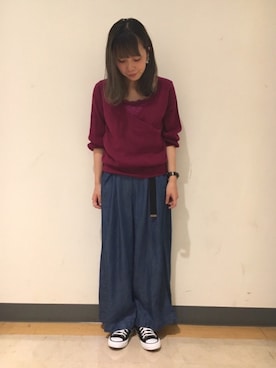 ユナさん（レディース・155cm）の秋コーディネート