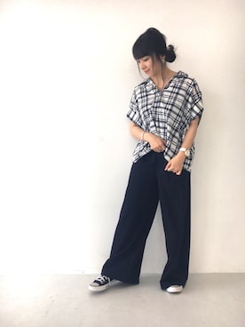 ユナさん(レディース・155cm)の夏コーディネート