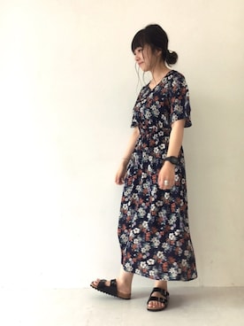 「アンティーク」｜ユナさん（レディース・155cm）の夏コーディネート