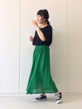 ユナさん（レディース・155cm）の夏コーディネート