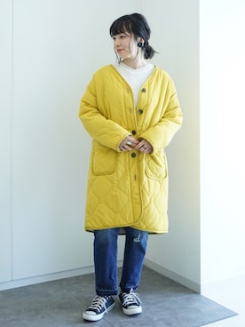 「SEVENDAYS=SUNDAY（セブンデイズサンデイ）のアイテム（ジャケット/アウター）」を使った、ユナさん（レディース・155cm）の秋コーディネート