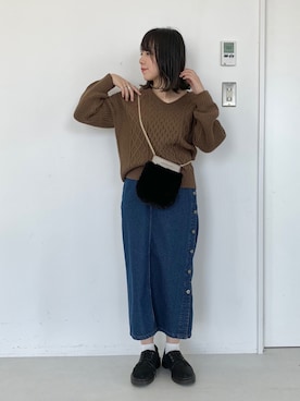 ユナさん（レディース・155cm）の秋コーディネート