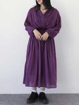 「SEVENDAYS=SUNDAY（セブンデイズサンデイ）のアイテム（ワンピース/ドレス）」を使った、ユナさん（レディース・155cm）の冬コーディネート