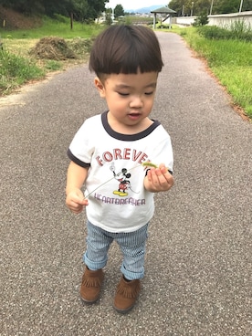 いっくん☺︎さん（キッズ・90cm）の秋コーディネート