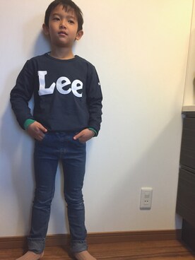 「OIL（オイル）のアイテム」を使った、nakanakanaaaさん（キッズ・120cm）の春コーディネート