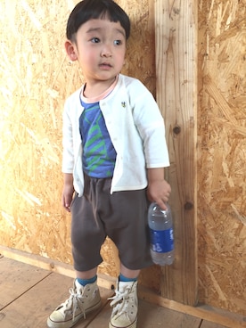 「MoL（モル）のアイテム」を使った、nakanakanaaaさん（キッズ・90cm）の春コーディネート