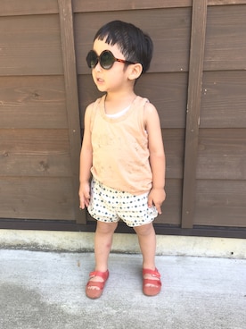 「夏男」｜nakanakanaaaさん（キッズ・90cm）の夏コーディネート