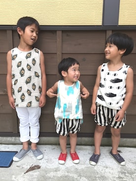 nakanakanaaaさん（キッズ・120cm）の夏コーディネート