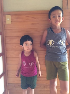 nakanakanaaaさん（キッズ・120cm）の夏コーディネート