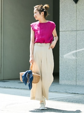 kurataniさん（レディース・165cm）の春コーディネート