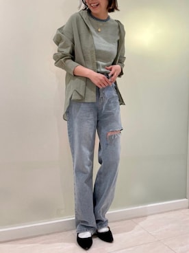 「mignon（ミニョン）のアイテム」を使った、kurataniさん（レディース・165cm）の春コーディネート