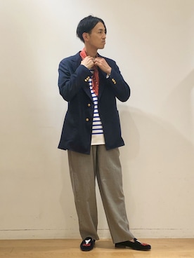「orcival」｜「アイテム（財布/小物）」を使った、タナカさん（メンズ・173cm）の春コーディネート