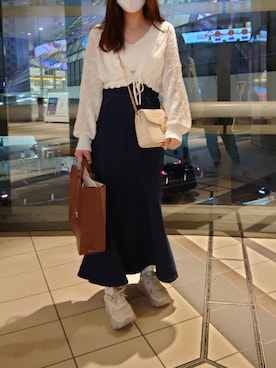 さかべちゃんさん（レディース・167cm）の春コーディネート