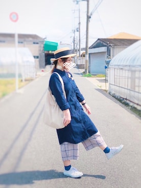 「CONVERSE（コンバース）のCONVERSE コンバース ジャック パーセル / JACK PURCEL（スニーカー）」を使った、晴-haru-さん（レディース・148cm）の春コーディネート