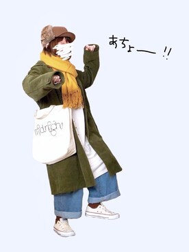 晴-haru-さん（レディース・148cm）の冬コーディネート