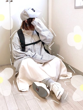 「CONVERSE（コンバース）のCONVERSE コンバース ジャック パーセル / JACK PURCEL（スニーカー）」を使った、晴-haru-さん（レディース・148cm）の春コーディネート