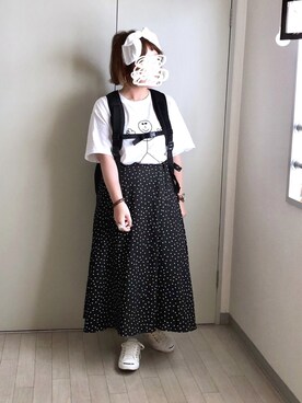 「CONVERSE（コンバース）のCONVERSE コンバース ジャック パーセル / JACK PURCEL（スニーカー）」を使った、晴-haru-さん（レディース・148cm）の春コーディネート