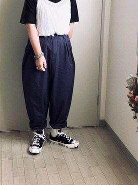 「poudoudou（プードゥドゥ）のアイテム」を使った、晴-haru-さん（レディース・148cm）の夏コーディネート